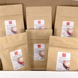 Gourmet Hot Cocoa Collection Gift Box: 6 Specialty Chocolate Flavors