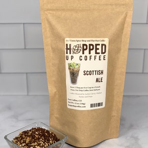 Hopped Up Coffee Scottish Ale, Beer Coffee, Specialty Coffee, Beer Lover Gift, Coffee Lover Gift image 2