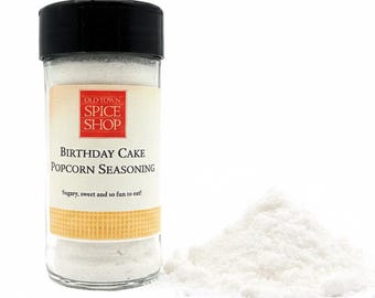 Birthday Cake Popcorn Seasoning, Popcorn Toppings, Movie Night, Foodie Gift