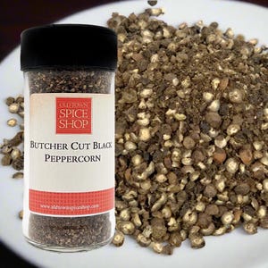 Black Peppercorn Butcher Cut, Gourmet Pepper, Gift for Foodie