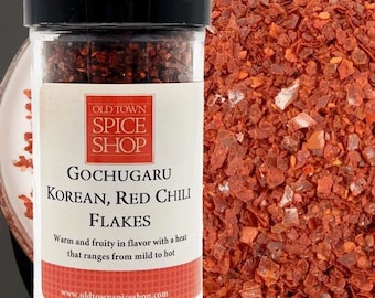 Gochugaru Chile Flakes, Dried Chilies, Korean Chili Pepper