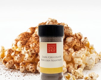 Dark Chocolate Popcorn Seasoning, Popcorn Toppings, Movie Night, Foodie Gift