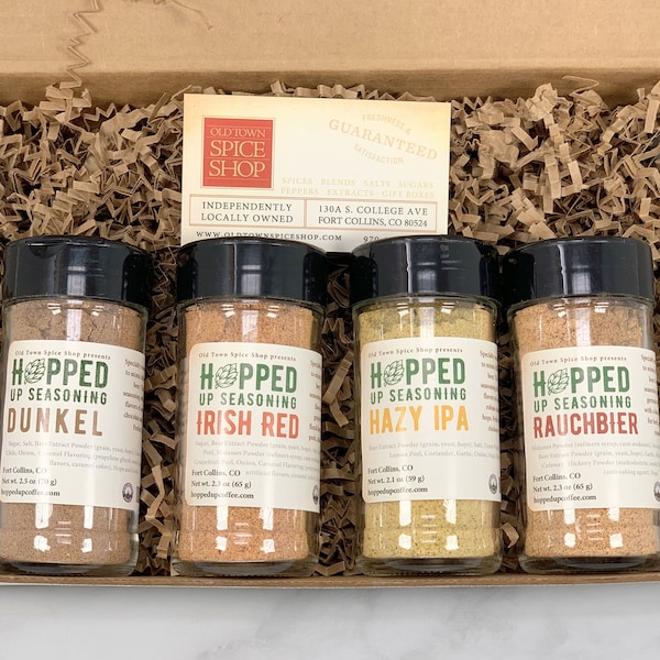 Beer Seasonings Gift Box, Beer Lover, Hopped Up Seasonings