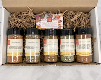 Flavors of Latin America Gift Box, Gourmet Spices, Gift for Foodie