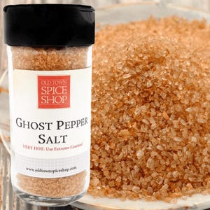 Ghost Pepper Salt, Spicy Salt, Finishing Salt, Flavored Salt, Kosher Salt