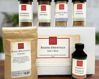Baking Essentials Gift Box, Home Baker Gift Set - Baking Starter Kit - Artisan Baking Ingredients - Cooking Gift for Foodies