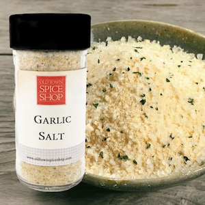 Garlic Salt, Flavored Salt, Finishing Salt, Garlic Lover
