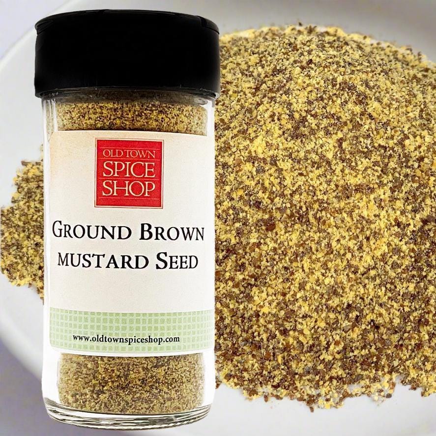 Ground Brown Mustard Seed, High Quality Spices, Indian Cuisine
