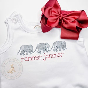 Rammer Jammer Alabama Embroidered Shirt | Alabama Basketball | Alabama Baseball | Alabama Football | Boy or Girl Alabama Shirt | Roll Tide
