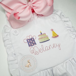 Girl Birthday Outfit | First Birthday | Girly Birthday Party Outfit | Birthday Party | Girl Birthday Bubble | Birthday Girl Outfit