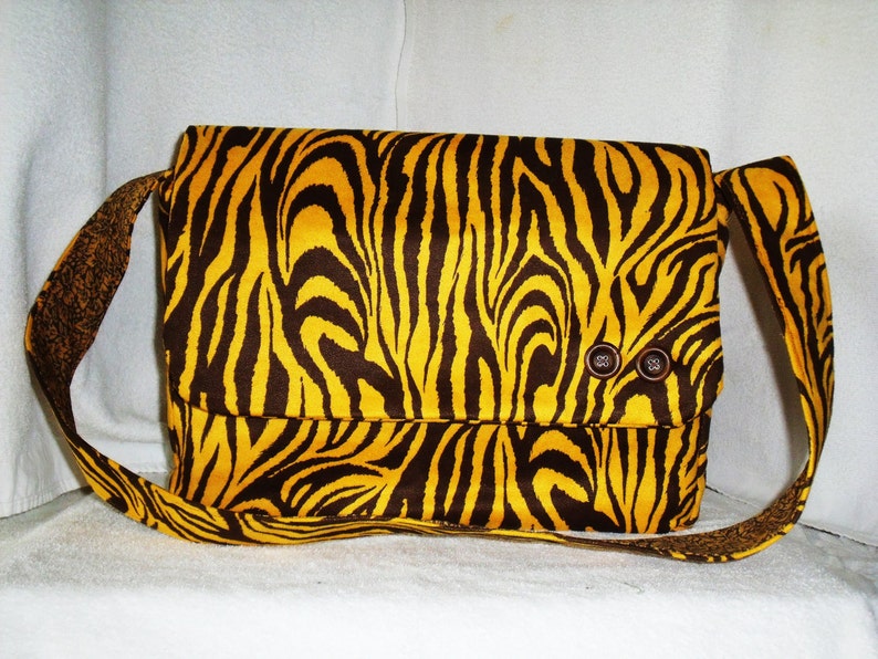 Animal Print Messenger Bag Etsy