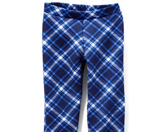 Navy Plaid Pants - Infant, Toddler & unisex