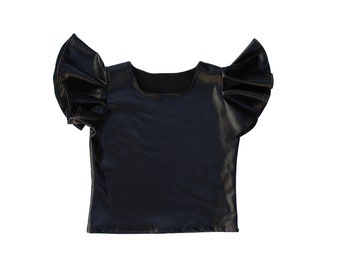 Dreaming Kids black Metallic top