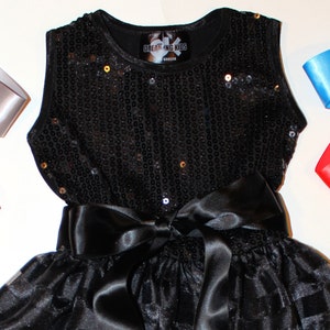 Dreaming Kids Black Sequin Dress image 5