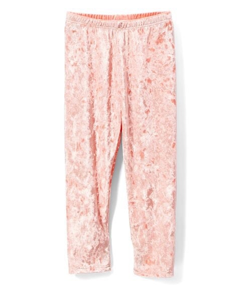 Hot Pink Velvet Leggings
