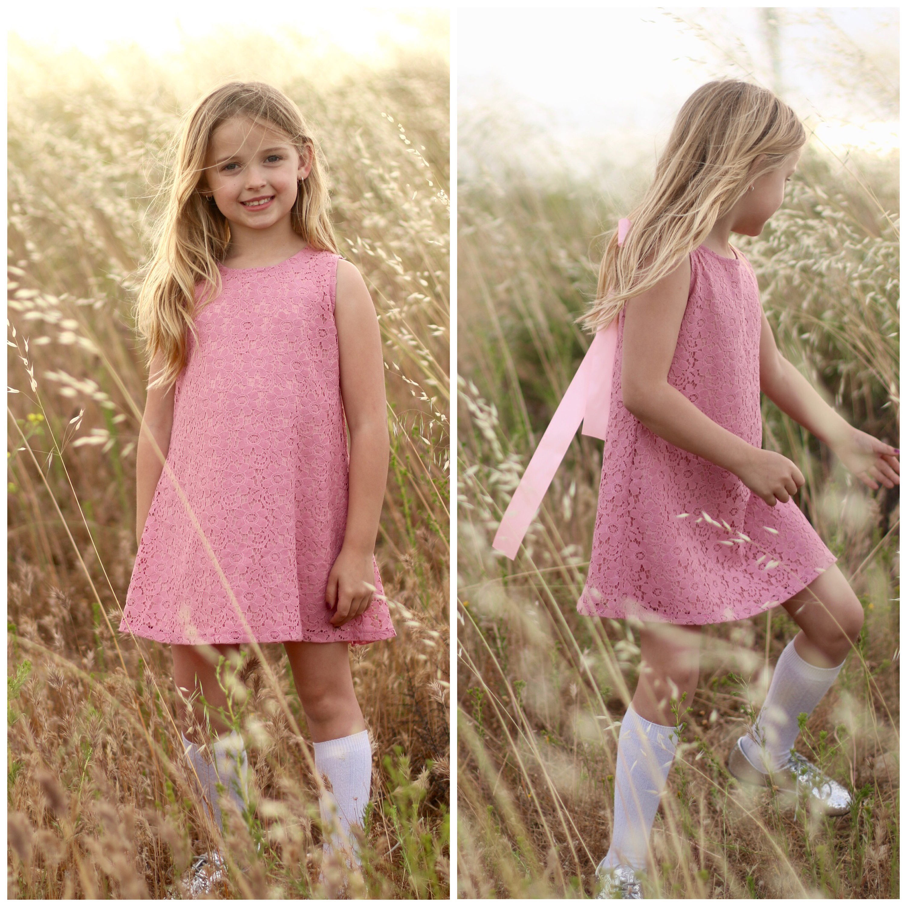 old rose dress for kids