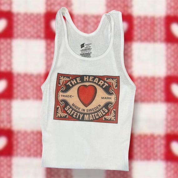 The Heart Matches Vintage Tank