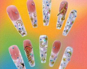 Cancer Queen Press On Nails