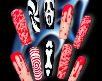 In Your Nightmares! Scream Press On Nails