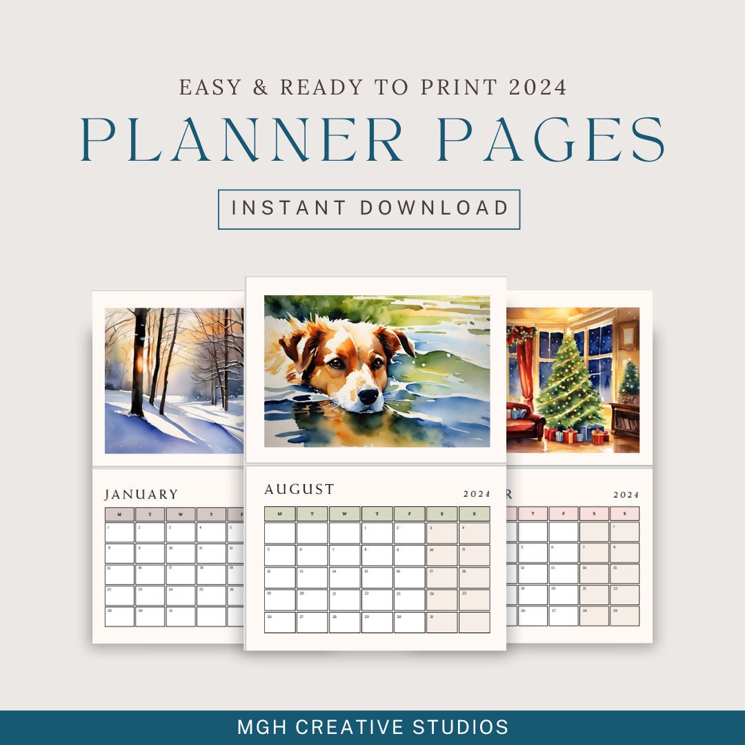 Editable 2024 Monthly Calendar, Back to School, Teacher Calendar, Fill ...