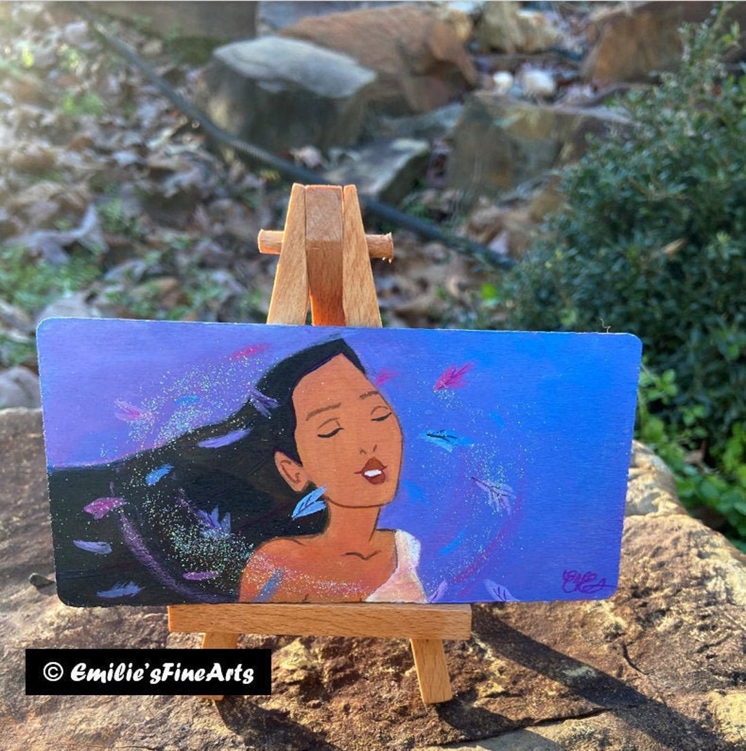 Disney Pocahontas Colores del Viento Pintura en Miniatura Dos en Uno - Etsy  México, image size:1080x1087