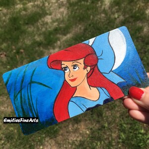 Little Mermaid Ariel Kiss The Girl Miniature Painting