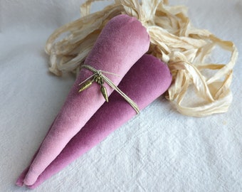 Spring/Easter Decor Vintage Velvet Bundle Of Carrots ~ Pinks ...