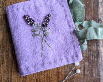 Drop Cloth Needle Book Lavender 1 ...