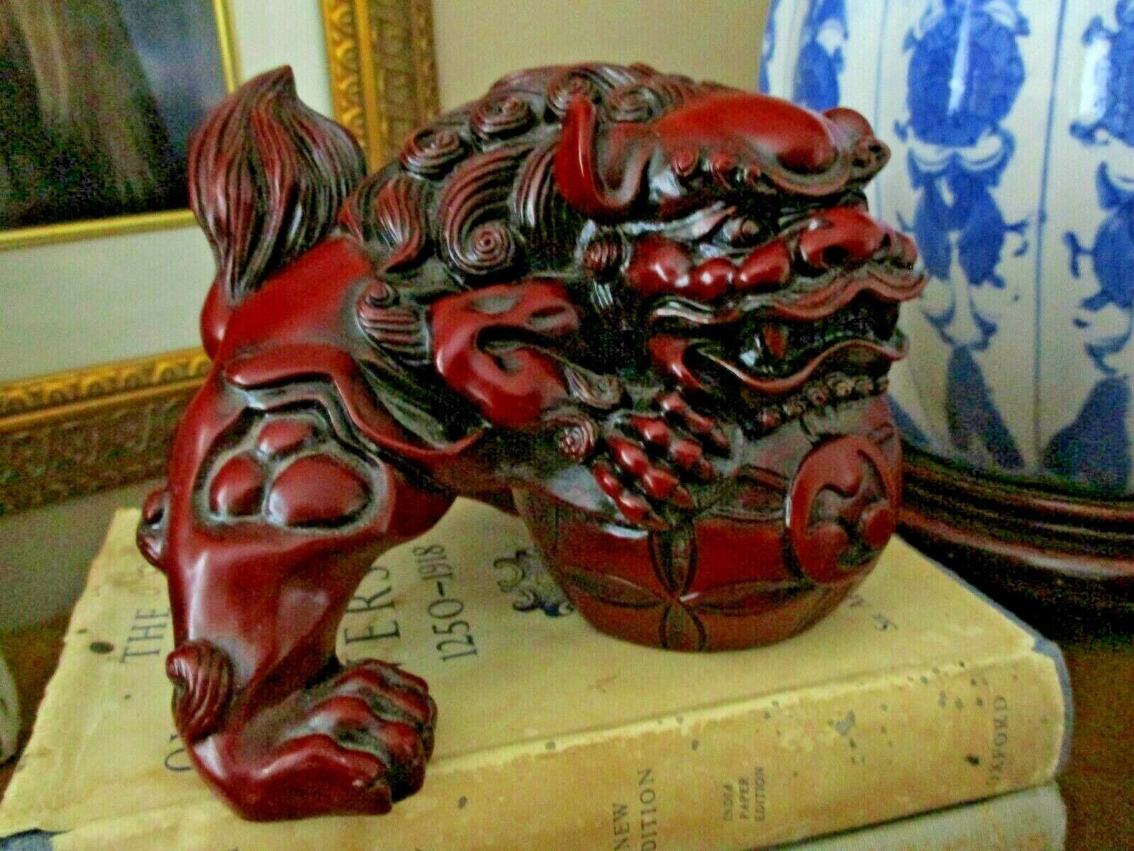 resin foo dogs