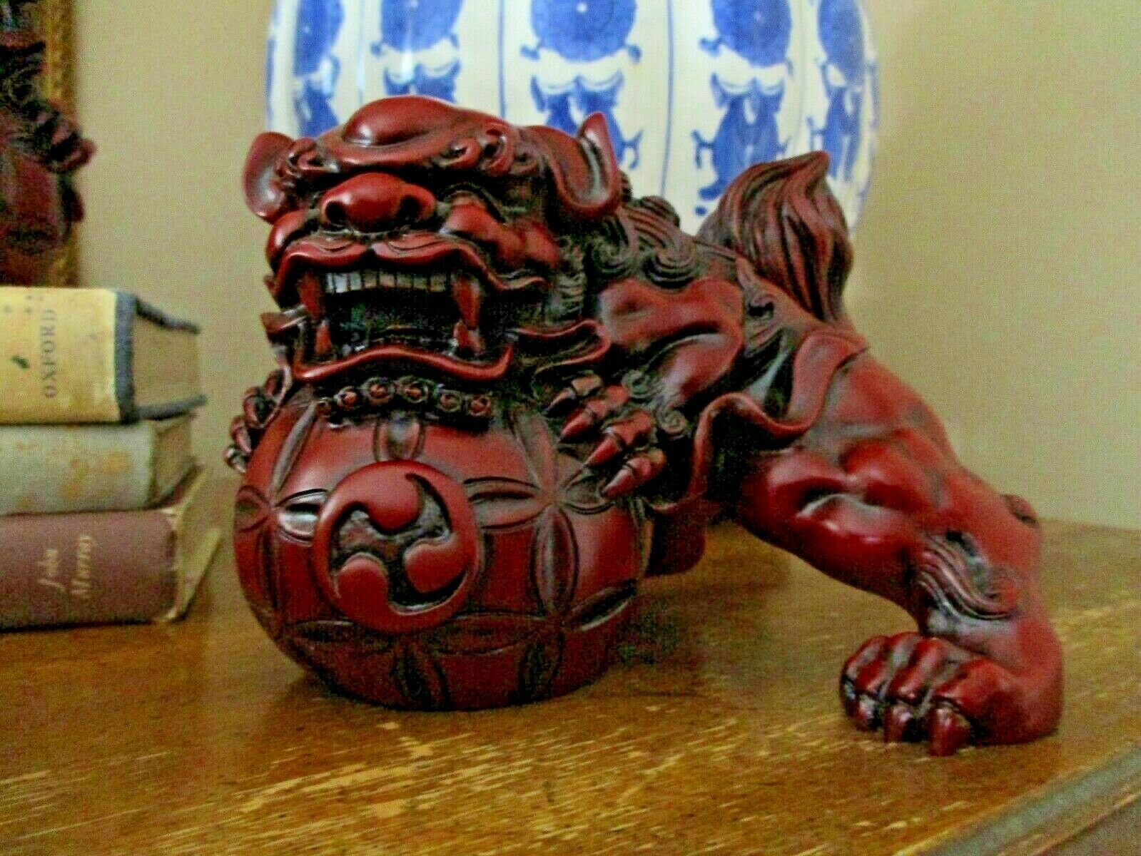 resin foo dog statues