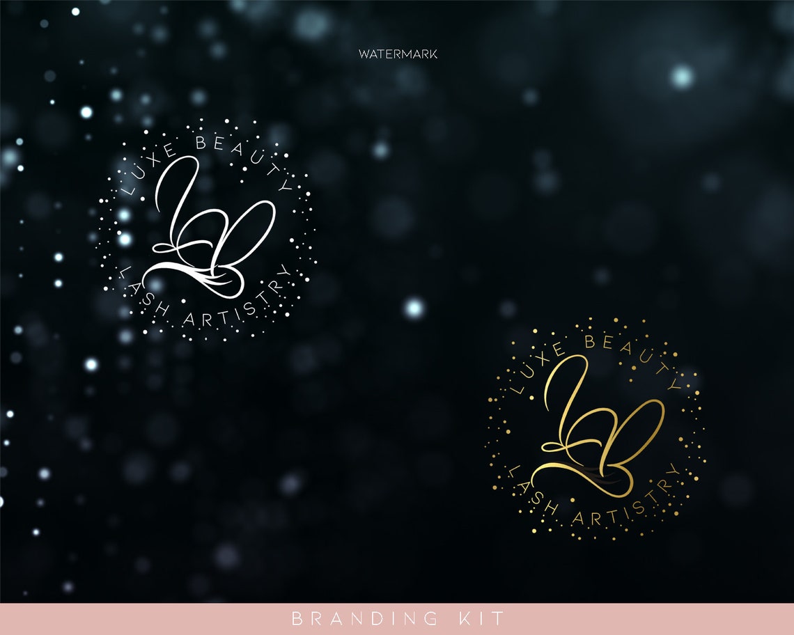 Logo Watermark Branding Kit Package Design No. 179 Lash - Etsy