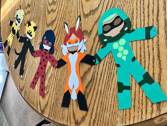 Miraculous Ladybug Paper Garland