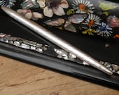 Vintage Neiman Marcus Sterling Silver Pen, Working Ball Point Pen, Ladies Pen, Purse Pen, Desk Pen