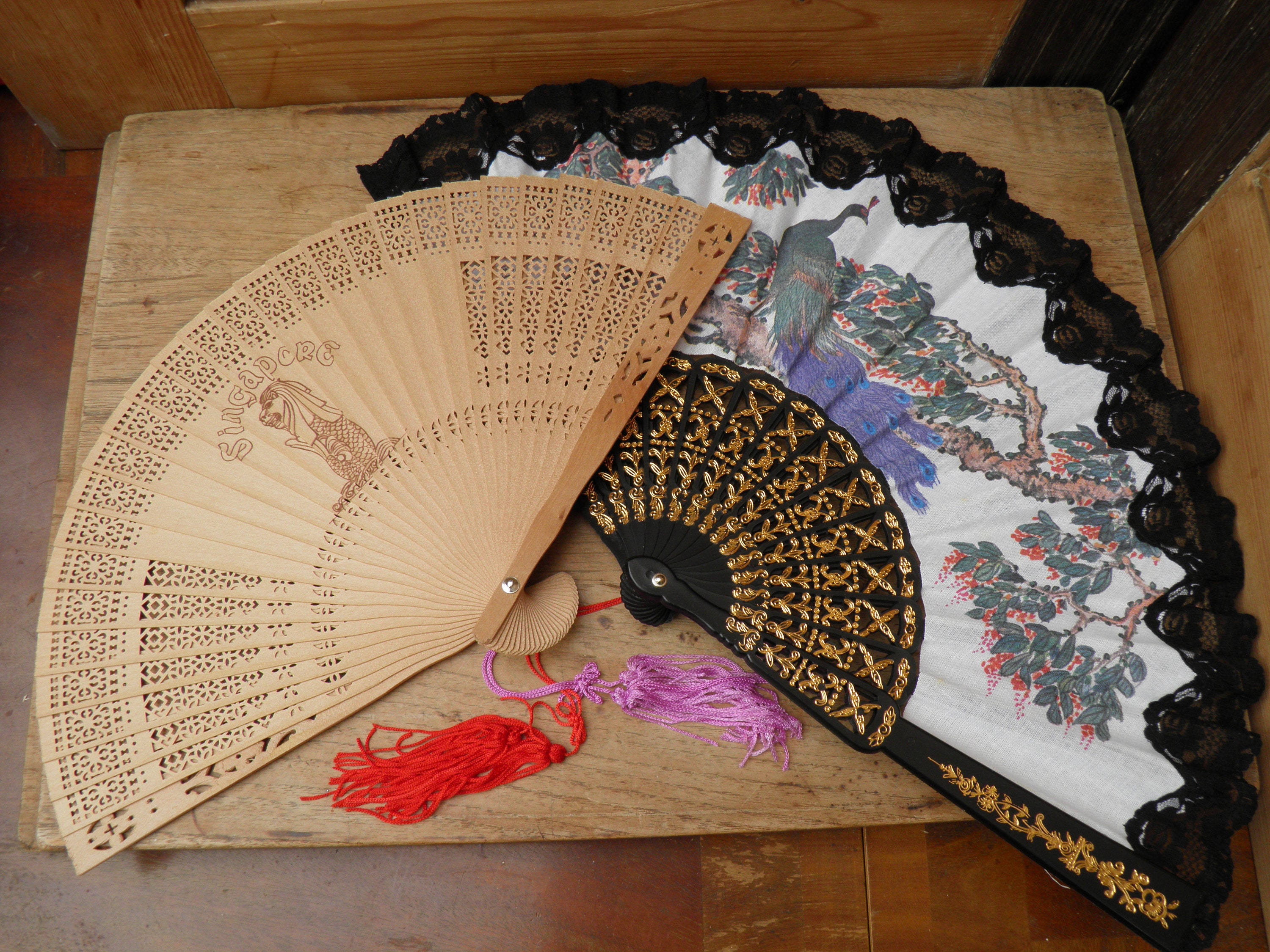 decorative wedding fans