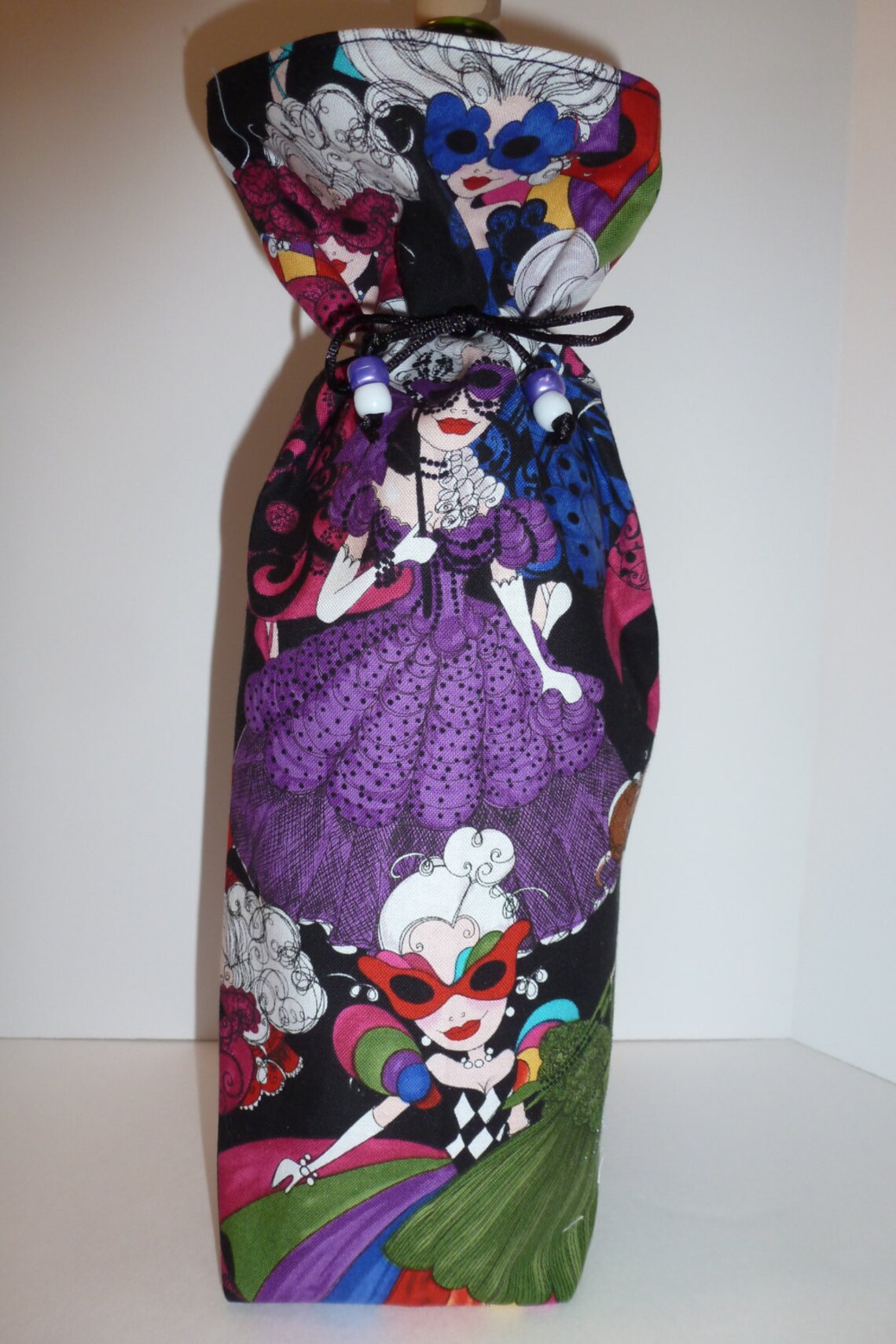 A MARDI GRAS WINE Gift Bag Etsy