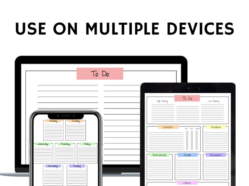 Printable ADHD Brain Dump Sheet Bundle | Adult ADHD Planner | Daily to ...