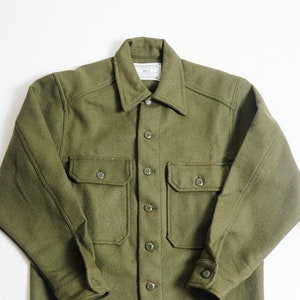 Vintage 1980's Canadian Army Cold Whether Wool Field Shirt/Deadstock/NEW/XS/S/M image 4