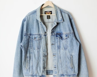 Destroyed jean jacket | Etsy Trashed denim jacket | Etsy