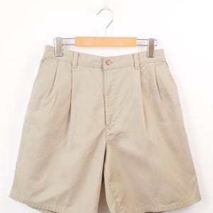 Dockers Mens Pleated Khaki Shorts