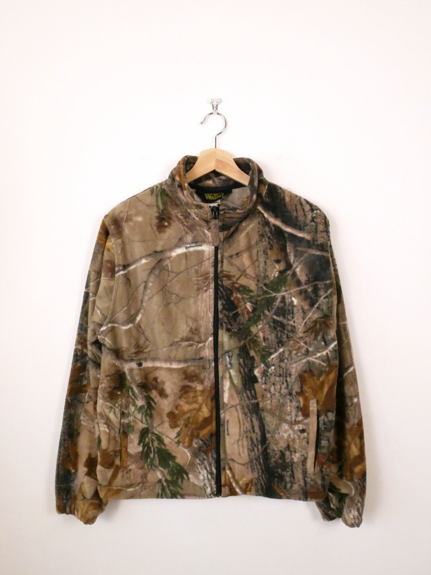 Vintage Realtree Camo/camouflage Zip up Fleece Jacket/unisex Vintage Realtree Camo/camouflage Zip up Fleece Jacket/unisex