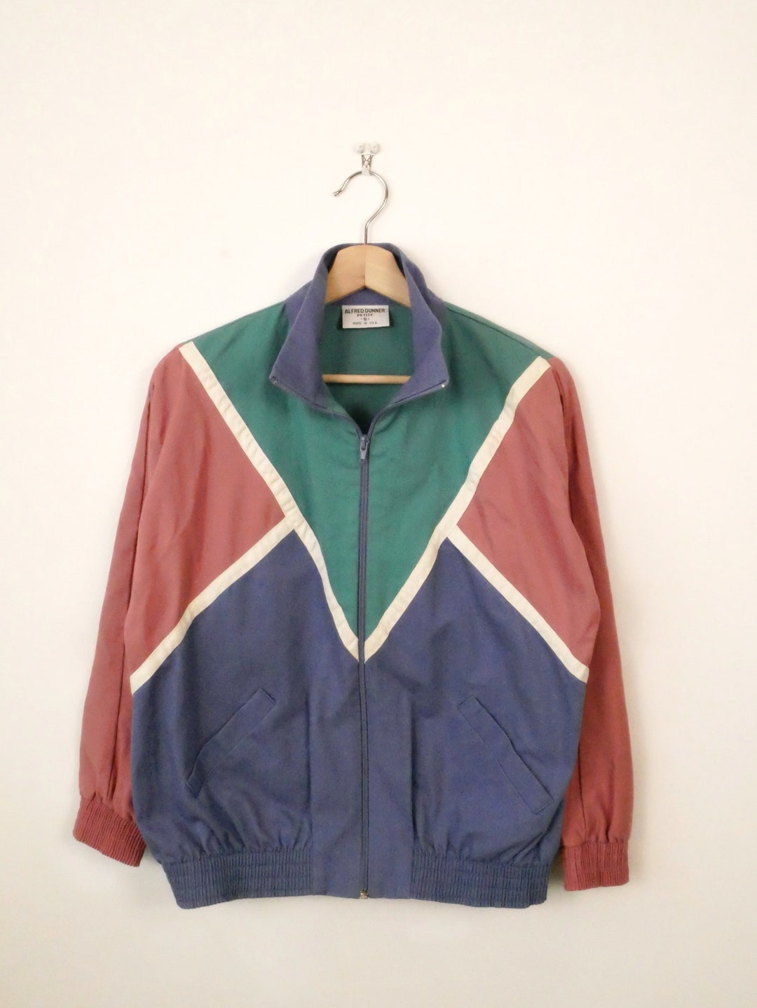 Custom Blue Green Light Pink Jacket