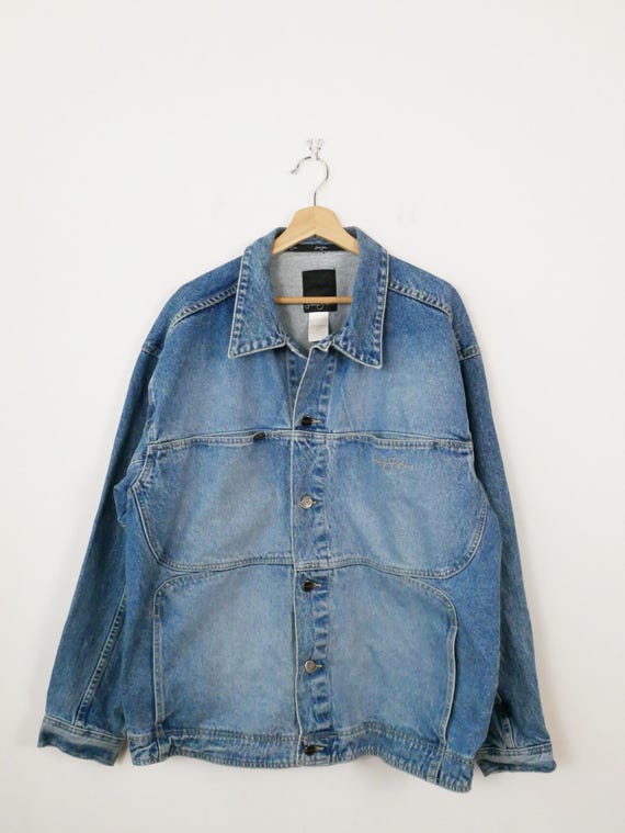 Vintage Sean John Men's Y2K Oversized Denim Jacket/XL