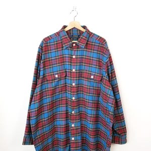 Polo Ralph Lauren Plaid Performance Woven Work Shirt/Flannel Shirt