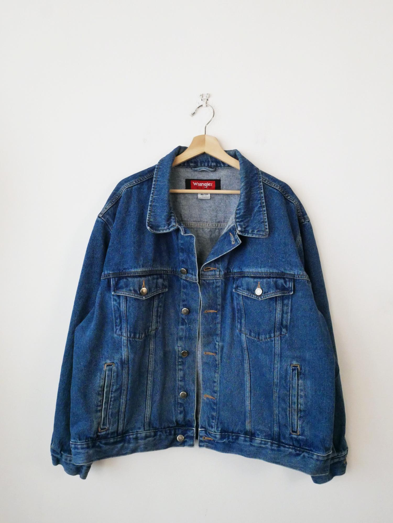 【vintage】80s 90s 迷彩 Trucker-jacket 短丈 VINTAGE Marlboro Trucker Jacket M Blue Cowboy Denim Leather