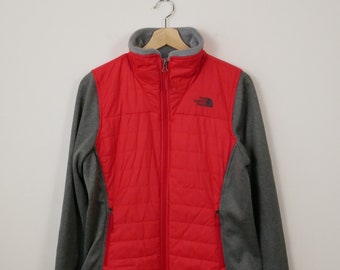 The North Face Women's Red/Gray Zip up Jacket/Women's M