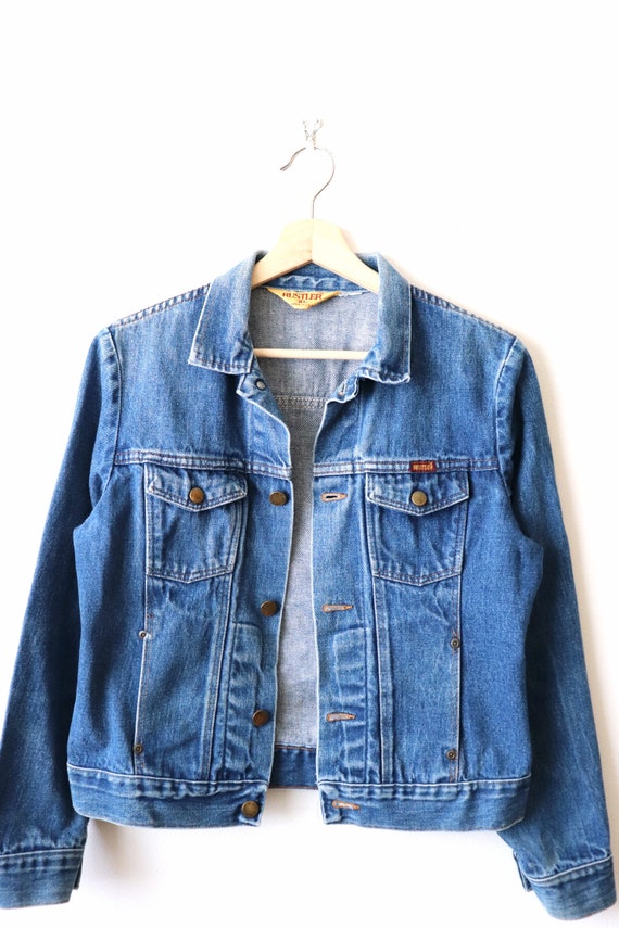 Vintage Rustler Blue Jean Jacket/Denim Jacket/Mad… - image 2