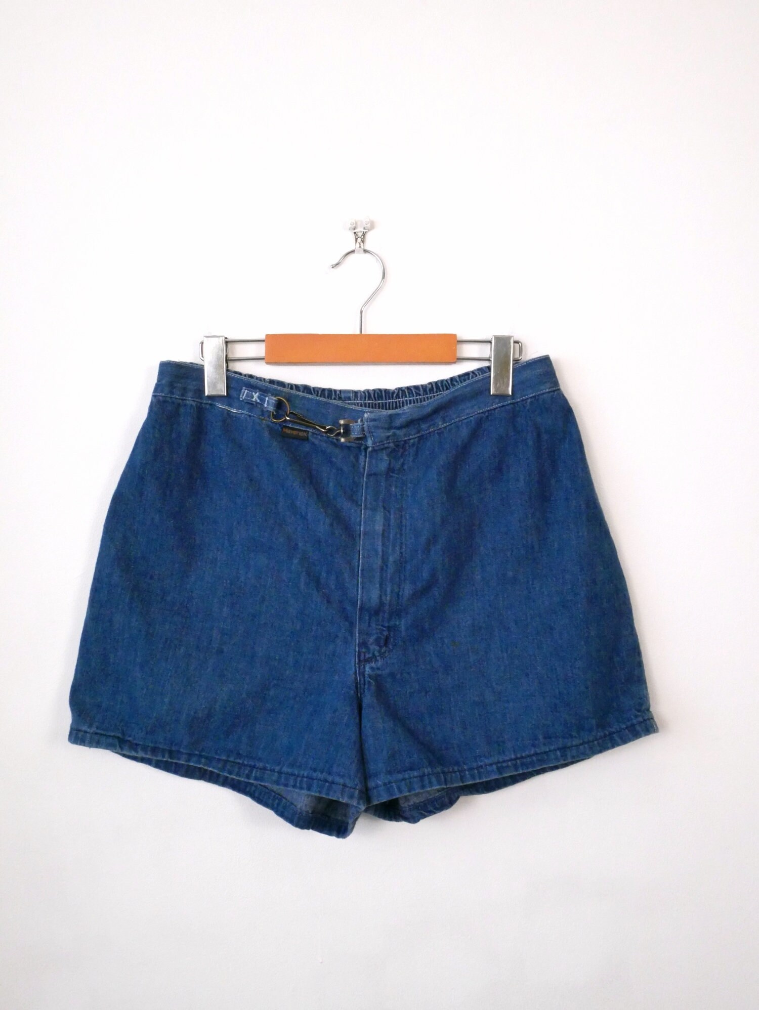 【HI FI FNK】Heart Vintage Bermuda Denim HI FI FNK】Heart Vintage Bermuda Denim