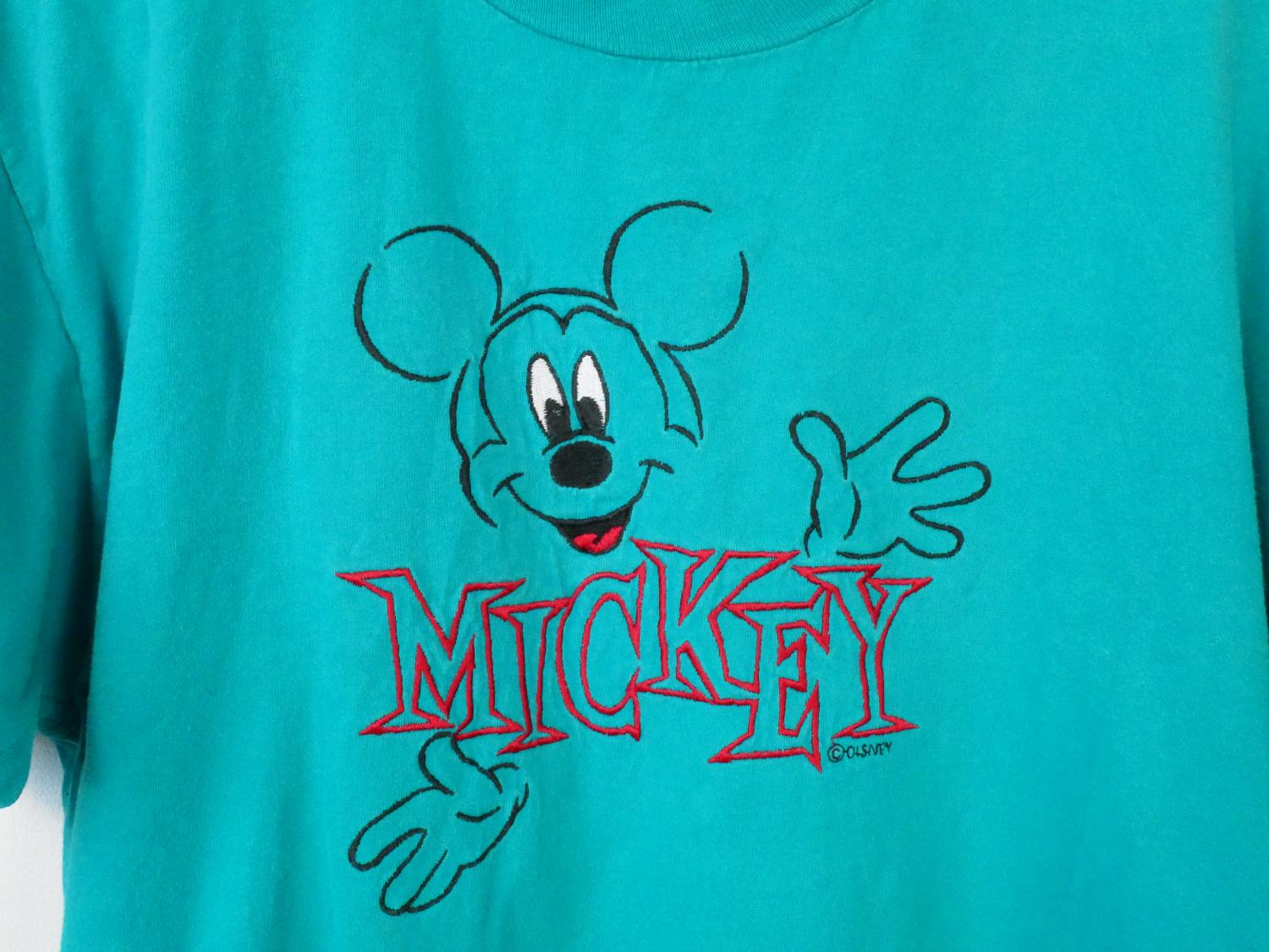 80年代ヴィンテージ Velva Sheen ミッキーマウス クルーネック Tシャツ