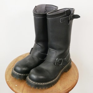 Black Engineer Shoes - Etsy