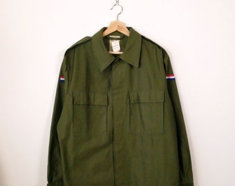 Dutch Army Jacket// Vintage // Dutch // - Etsy